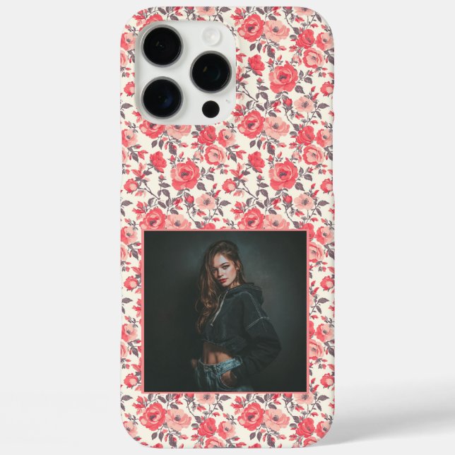 Beautiful Mom Gifts Rose Flower Photo  Case-Mate iPhone Case (Back)