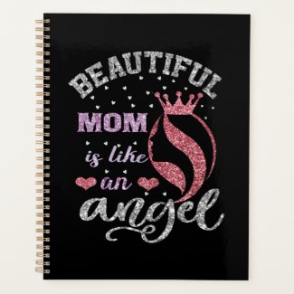 Beautiful mom is like an angel planner