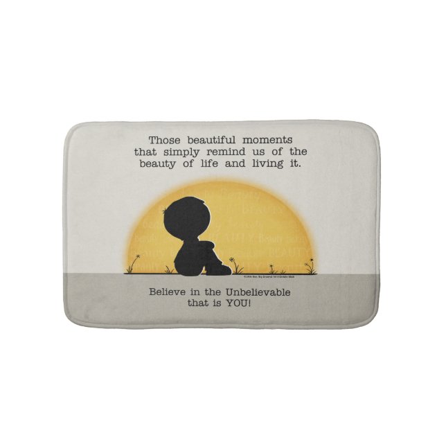 Beautiful Moments Bathroom Mat (Front)