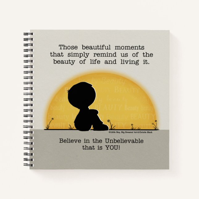 Beautiful Moments Notebook (Front)