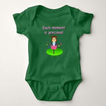 Beautiful moments (with text) baby bodysuit