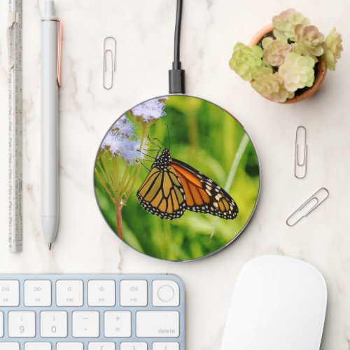 Beautiful Monarch Butterfly Close Up Charger