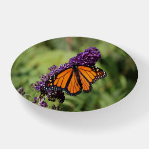 Beautiful Monarch Butterfly on a Flower Paperweight
