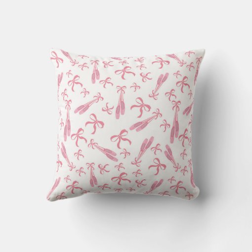Beautiful Monogram African American Ballerinas Throw Pillow Zazzle