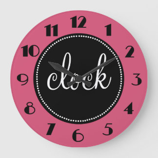Beautiful Monogram Customized Clock