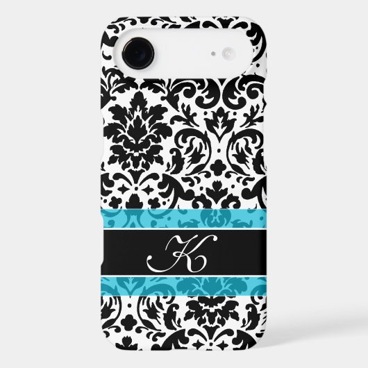 Beautiful monogram damask design Case-Mate samsung galaxy case (Back)