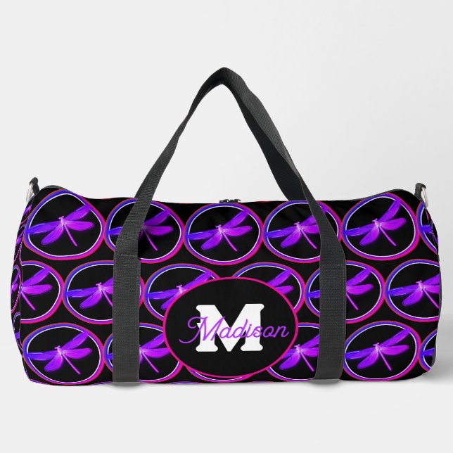Beautiful monogrammed duffel bag (Front)