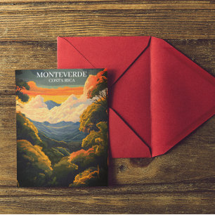 Beautiful Monteverde Cloud Forest Costa Rica Postcard
