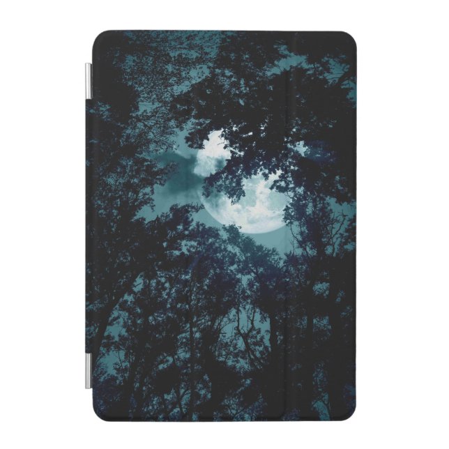 Beautiful Moon Glow Though Trees  iPad Mini Cover (Front)