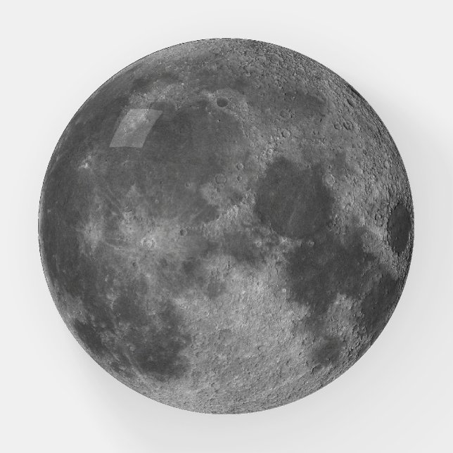 Beautiful moon paperweight (Front)