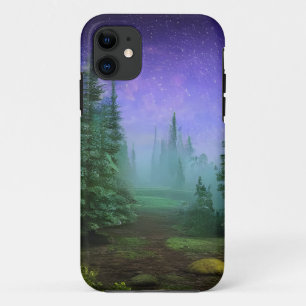 Beautiful Moonlight Wilderness Scene iPhone 11 Case