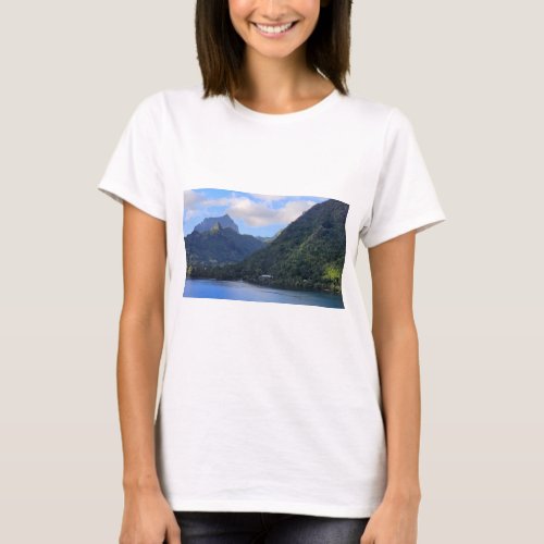 Beautiful Moorea Cooks Bay French Polynesia  T_Shirt