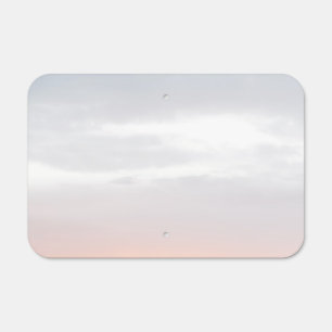 Beautiful Morning Sky Gradient Custom Photo Metal Sign