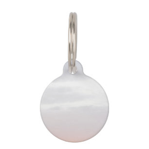 Beautiful Morning Sky Gradient Custom Photo Pet ID Tag
