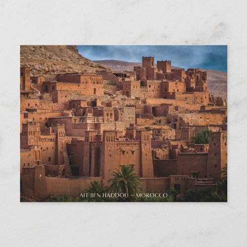 Beautiful Moroccan Desert Architecture Kasbah Postcard