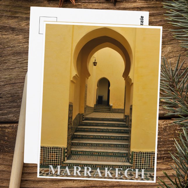 Beautiful Moroccan Marrakech Medina Architecture  Postcard (Creator Uploaded)