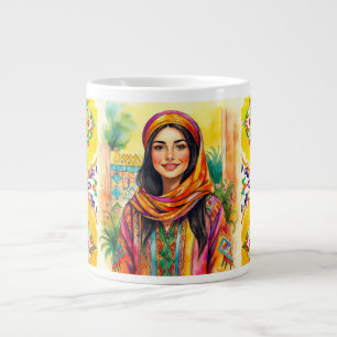 Beautiful Morrocan Women, maroko Giant Coffee Mug