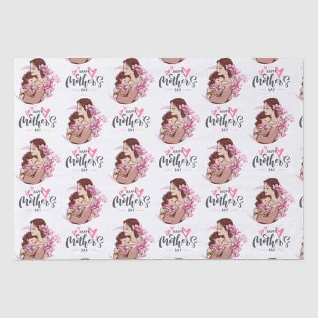 Beautiful Mother’s Day Gift Tissue Paper (Front)
