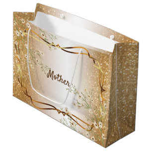 Beautiful Mother's Day - Personalize Large Gift Bag