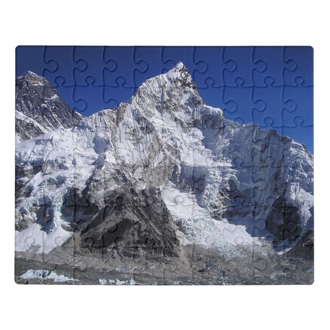 Beautiful Mount Everest - Snowy Himalayas  Jigsaw Puzzle (Puzzle Horizontal)