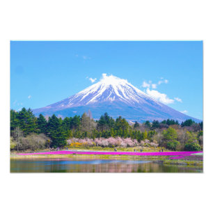Beautiful Mount Fuji Shizuoka Prefecture Japan Photo Print