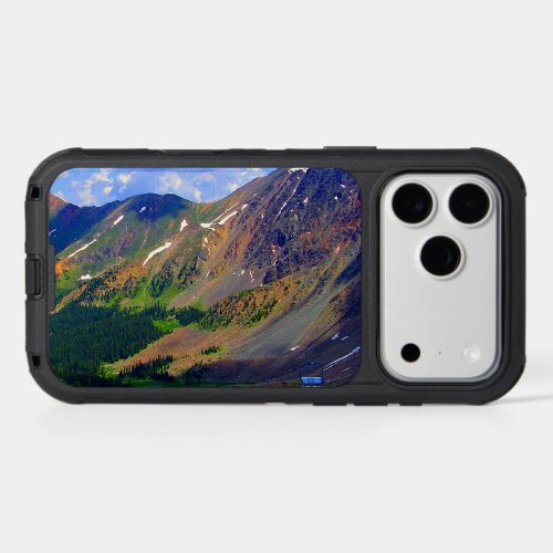Beautiful Mountain In Purples Blues Orranges Green iPhone 17 Pro Max Case