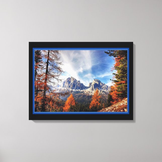 Beautiful Mountain Landscape Canvas Print (Front)