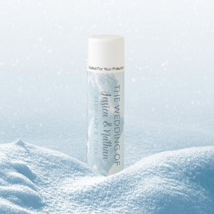 Beautiful Mountain Photography Winter Wedding Lip Balm