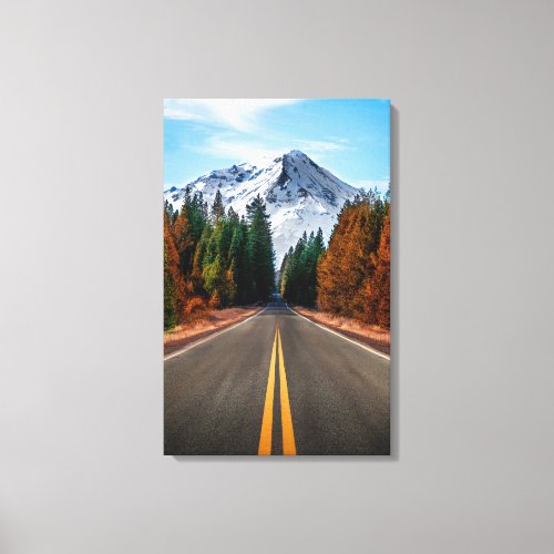 Beautiful Mountain Road Canvas Wall Art for Home D