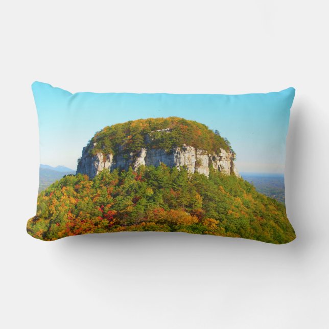 Beautiful Mountain Scenery Lumbar Pillow (Front)