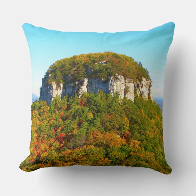 Beautiful Mountain Scenery Throw Pillow (Front)