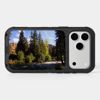 Beautiful Mountain Stream With Evergreens iPhone 17 Pro Max Case