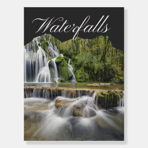 Beautiful Mountain Waterfalls Foam Board