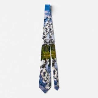 Beautiful Mountains - Lake - Forest Tie