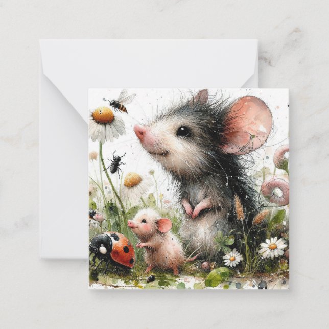 Beautiful Mouse Card (Front)