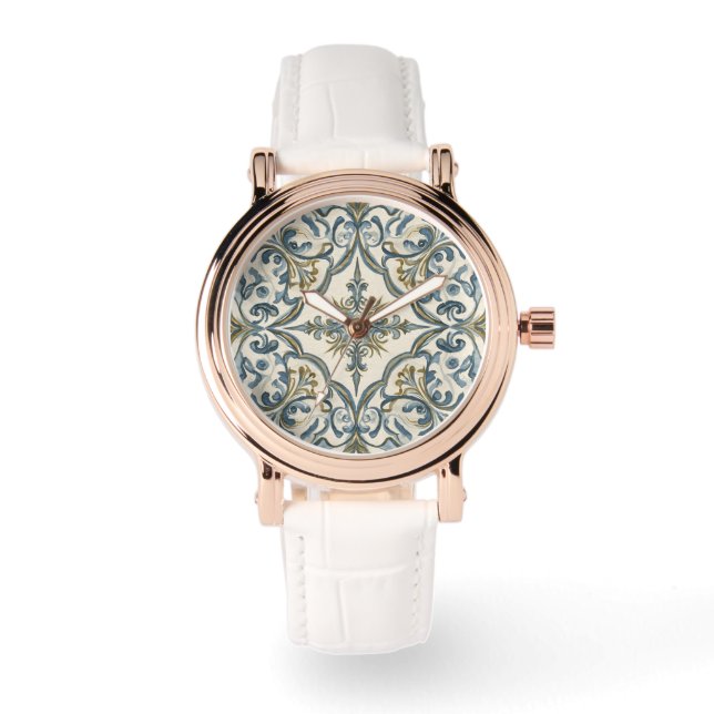 Beautiful Mozaik Vintage Style eWatch Watch (Front)
