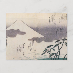 Beautiful Mt. Fuji in Japan circa 1800s Postcard