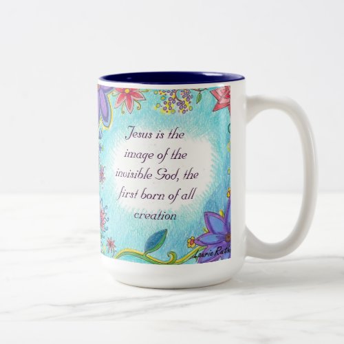 Beautiful Mug with Scripture of Jesus