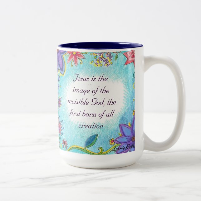 Beautiful Mug with Scripture of Jesus (Right)