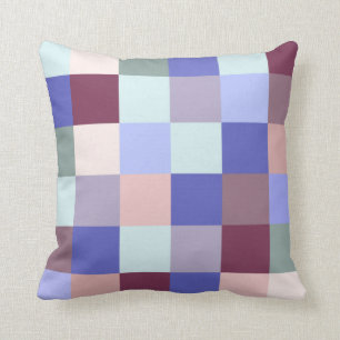 Beautiful Multi-Color Plaids Throw Pillow