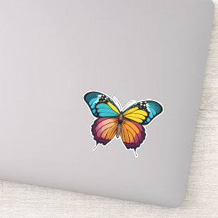 Beautiful Multicolored Butterfly Sticker