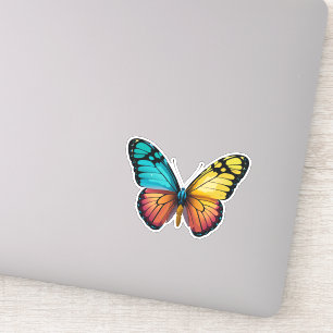 Beautiful Multicolored Butterfly Sticker