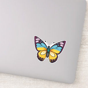 Beautiful Multicolored Butterfly Sticker