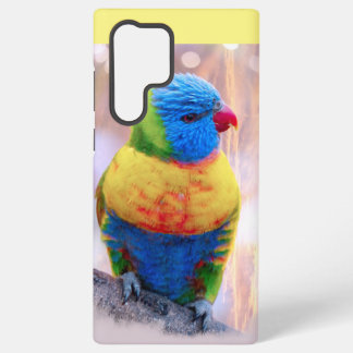 Beautiful Multicolored Parrot Samsung Galaxy S22 Ultra Case