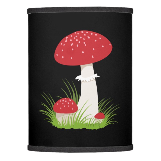 Beautiful Mushroom Lamp Shade (Front)