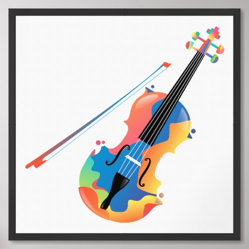 Beautiful Music Designed Framed Art