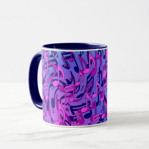 Beautiful Music Lively Colorful Upbeat Design Mug