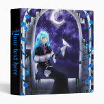 Beautiful Mysterious Anime Girl With A Dove 1&quot; Binder at Zazzle