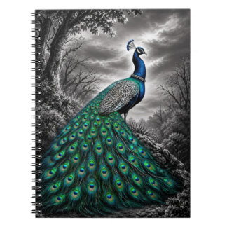 Beautiful Mystical Peacock Notebook