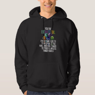 Beautiful Nail Tech Technican Artist Manicurist Hoodie